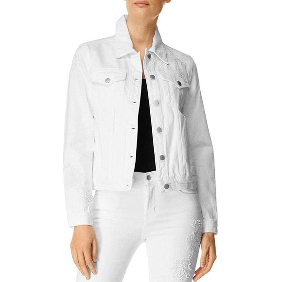 J Brand Jackets & Blazers - J Brand Women's Denim White Jacket - XS